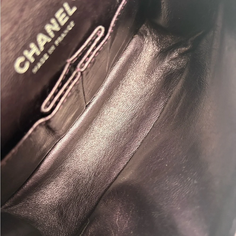 Chanel Metallic Purple Reissue Mini Double Flap - Picture 14 of 16